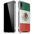 Mexico Flag Distressed iPhone XR Clear Case